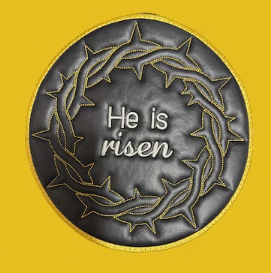 "He Is Risen" Black and Gold