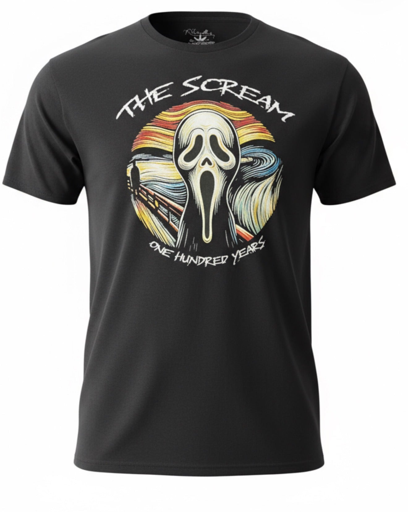 Black Short Sleeve Shirt The Scream 100 Years