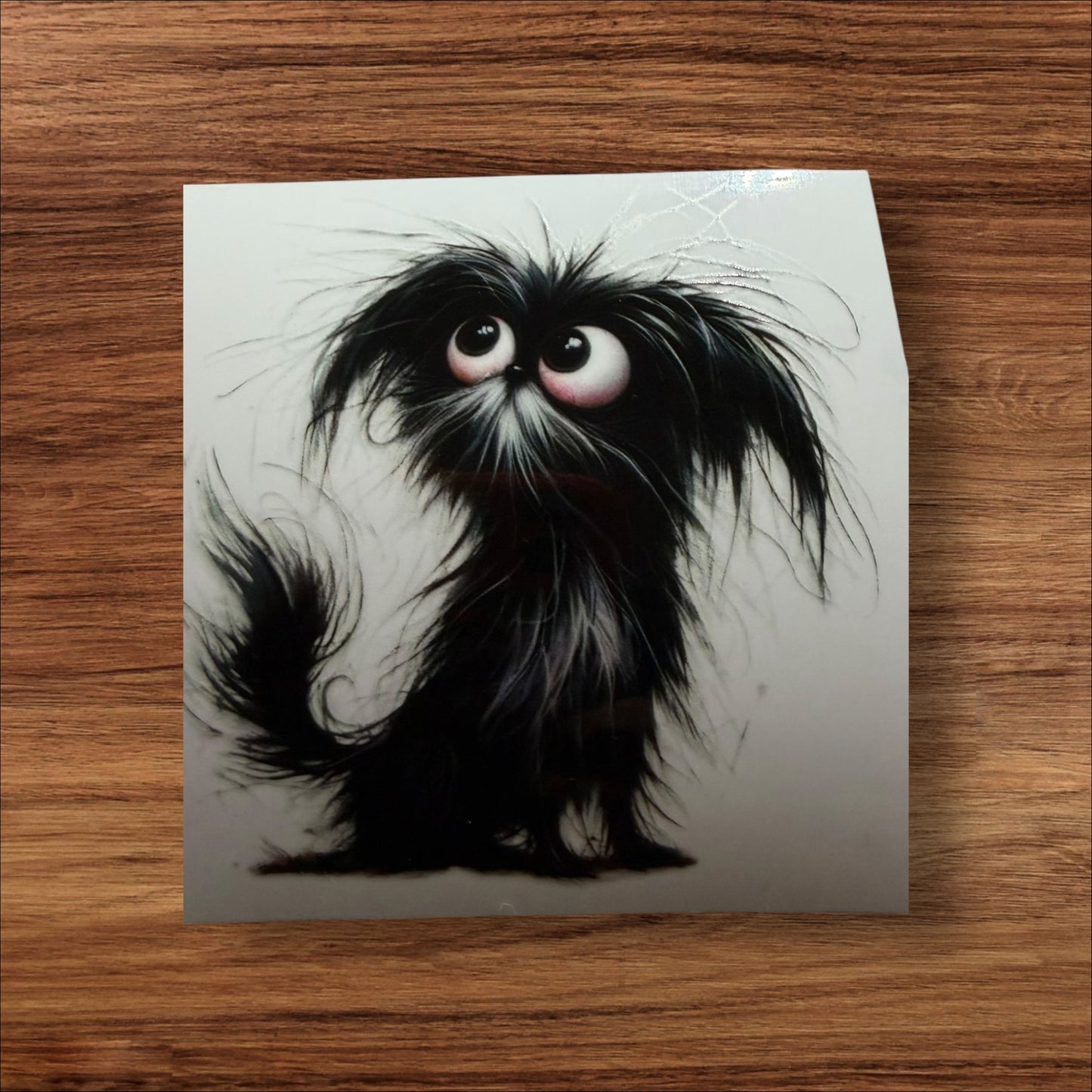 Big-Eyed Doggy UV Sticker