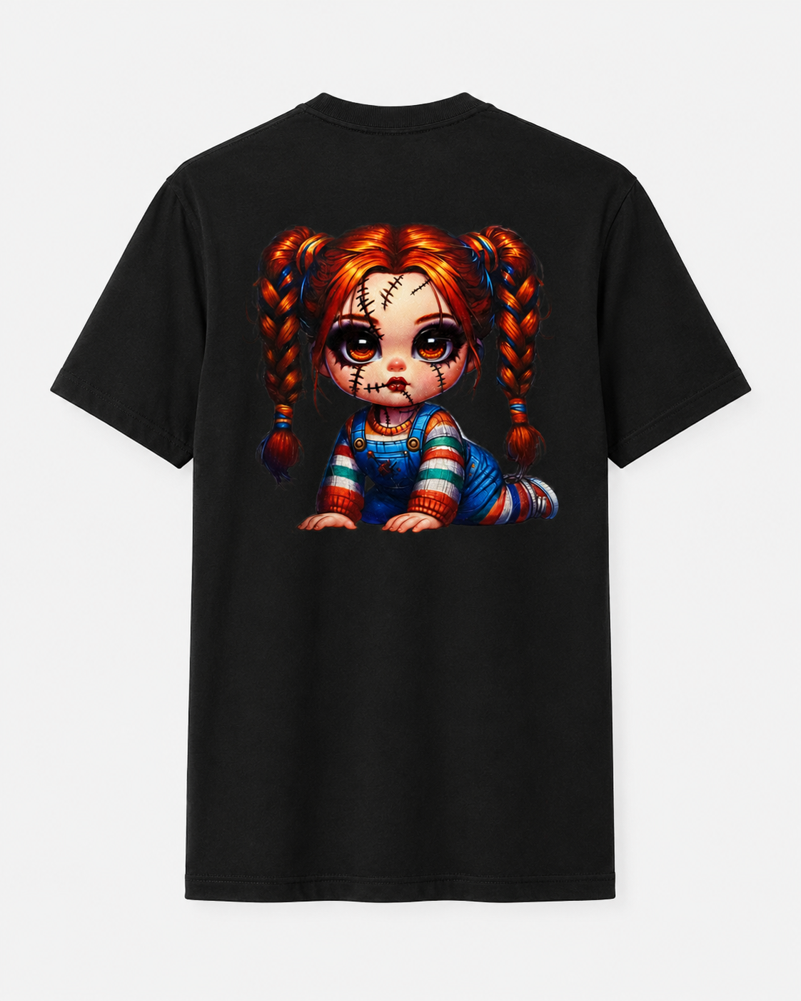 Creepy Cute Stitched Doll Short Sleeve-Shirt