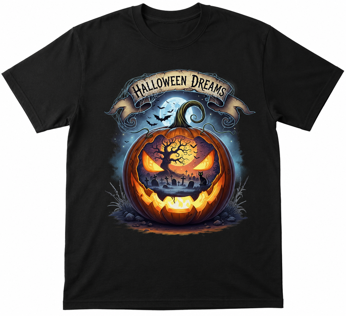 Halloween Dreams Jack-O’-Lantern T-Shirt