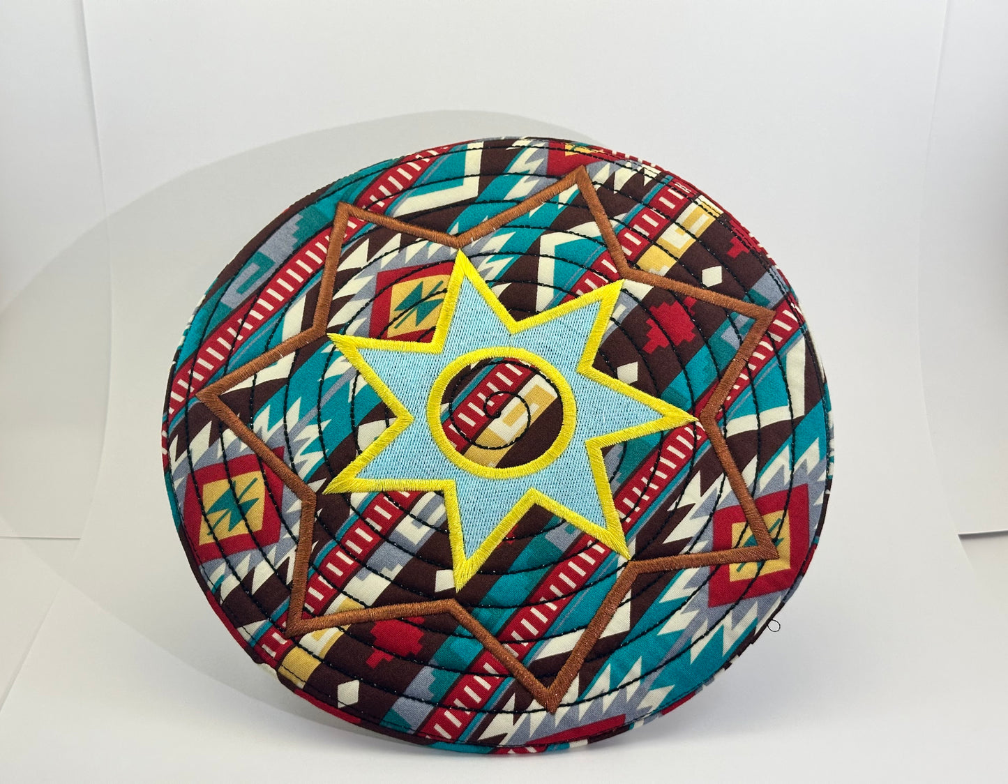 Hot Mat - Turquoise Sunburst