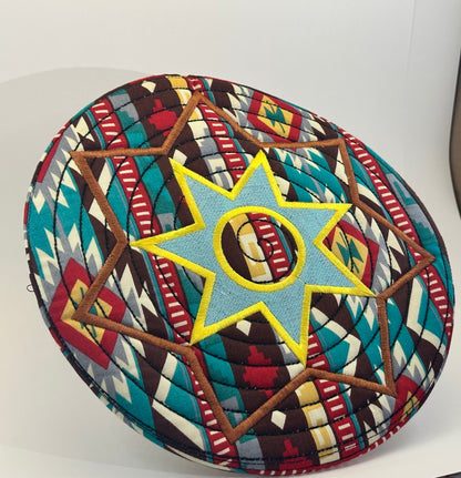 Hot Mat - Turquoise Sunburst