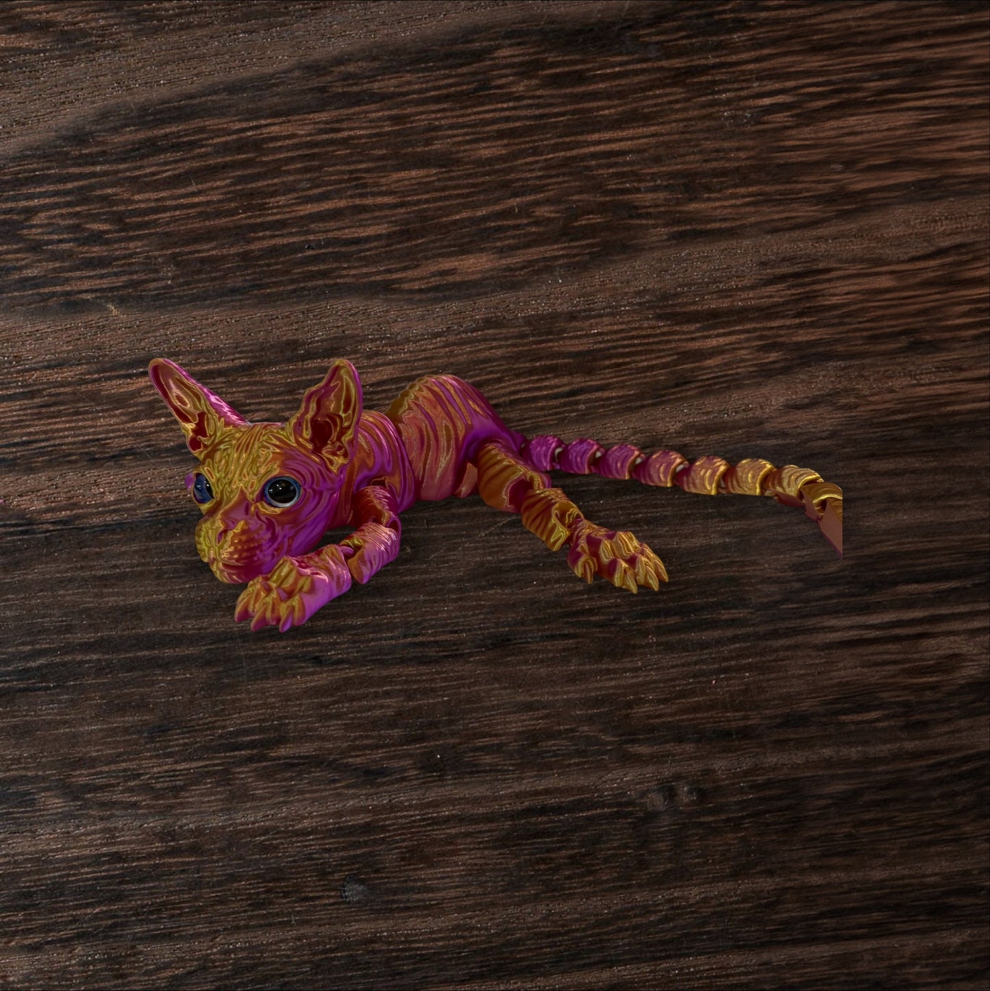 Large 3D Printed Sphynx Cat