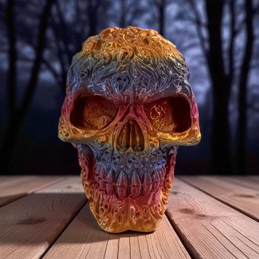 3D Printed Soul Skull Multi-Colored Large
