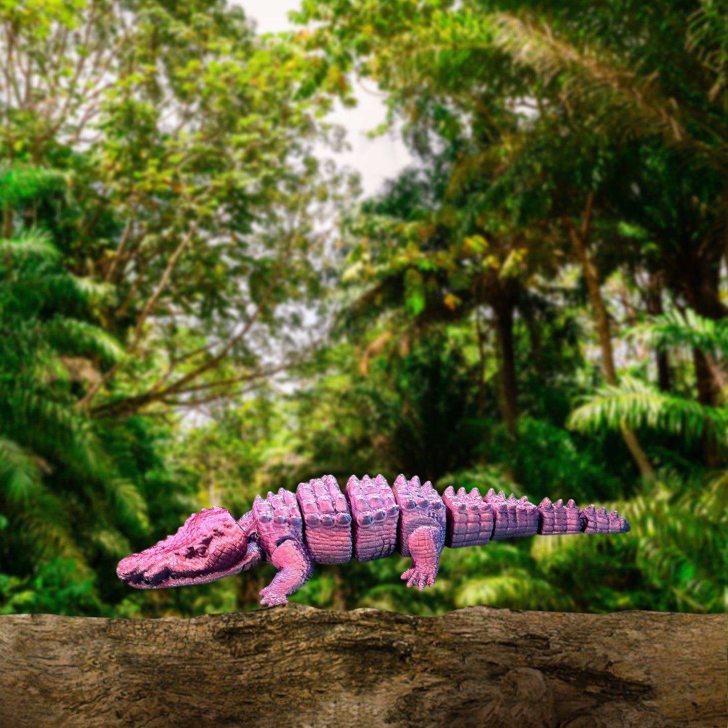 3D Printed Crocodile