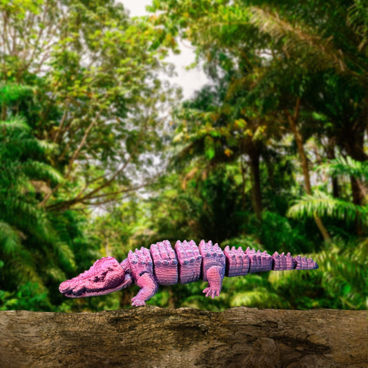 3D Printed Crocodile