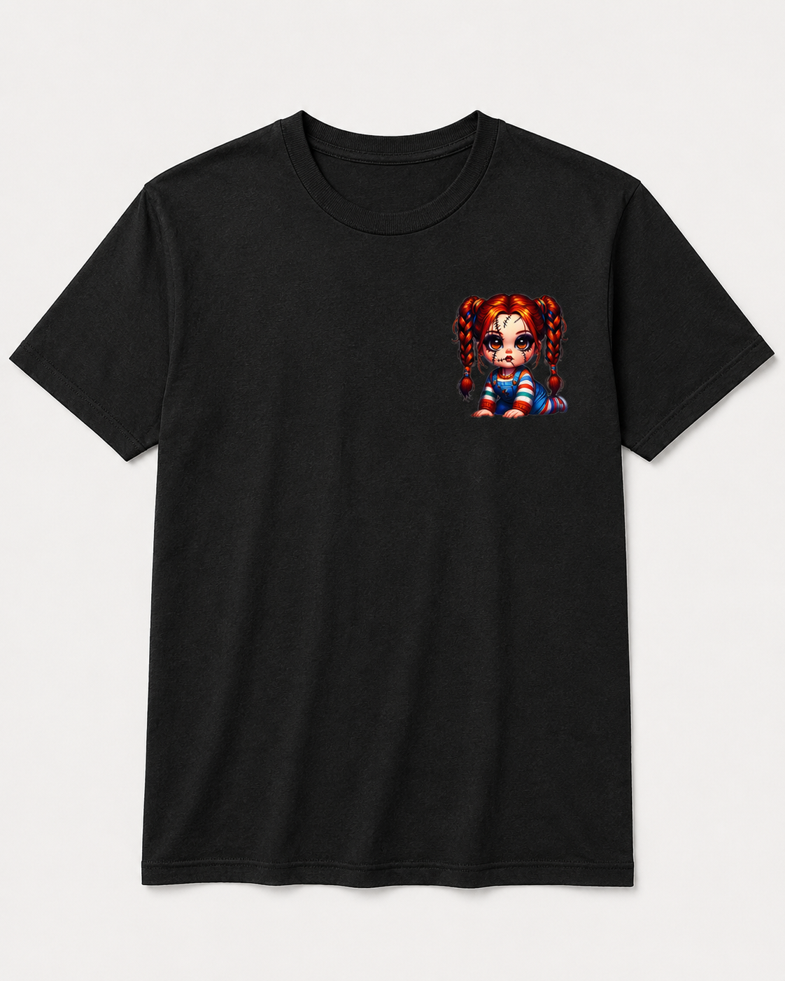 Creepy Cute Stitched Doll Short Sleeve-Shirt
